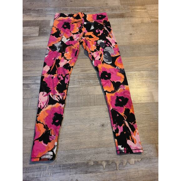 Unknown brand Small women's vibrant colored floral leggings - Picture 2 of 8